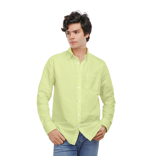 كوب - قميص كاجوال للرجال، أصفر، XL1200246