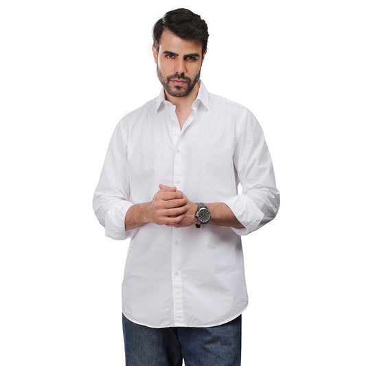 كوب - قميص كاجوال للرجال، أبيض، 2XL1200262