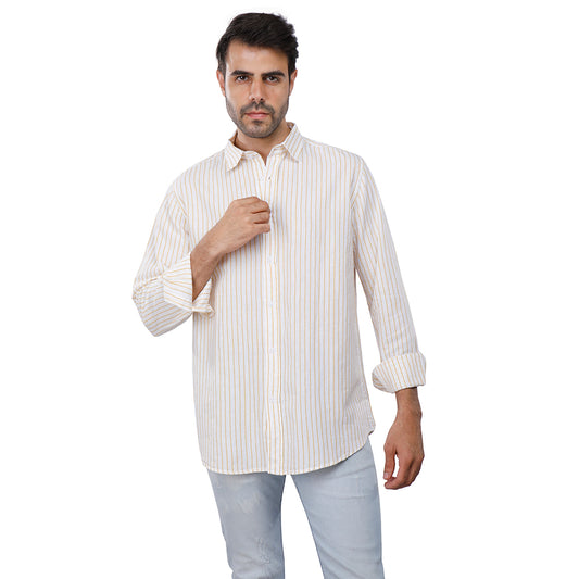 كوب - قميص كاجوال للرجال، أصفر، XL1200295