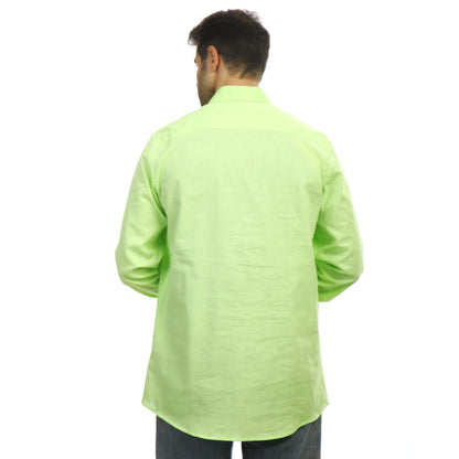 Coup Men Linen Shirt With Long Sleeves