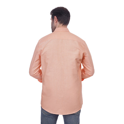 Coup Men Solid Shirt With Long Sleeves And Pocket Detail
