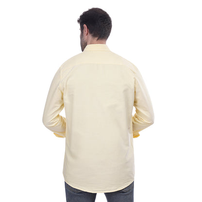 Coup Men Solid Shirt With Long Sleeves And Pocket Detail