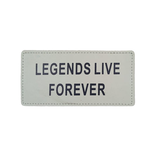 LEGENDS LIVE FOREVER لزقة سكوتش قابلة للإزالة – ألوان متعددة

