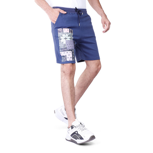 كوب - شورت كاجوال للرجال، أزرق داكن، M1500045