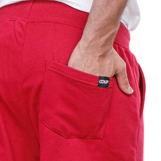 كوب - شورت كاجوال للرجال، عنابي، 2XL1500070