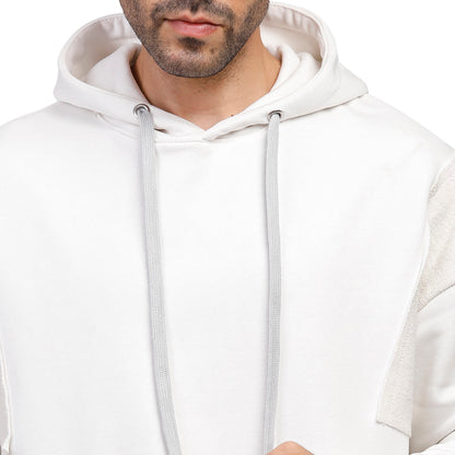 Coup Men Plain Hooded Sweat-Shirt With Long Sleeves