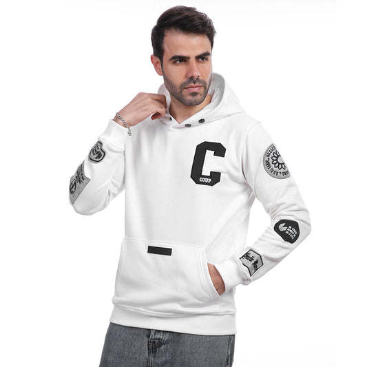 Coup Men Frontback Printed Crew Neck Sweat-Shirt