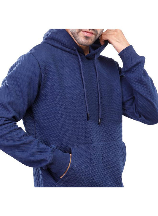 Coup Men Casual Sweatshirt With Long Sleeves 1600290 2XL - Navy