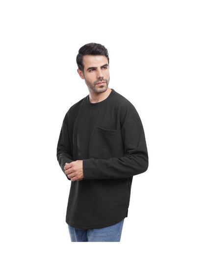 Coup Men Fashionable Sweatshirt With Long Sleeves 1600366 S - Black