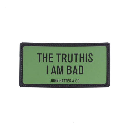 THE TRUTH IS I AM BAD لزقة سكوتش قابلة للإزالة – ألوان متعددة

