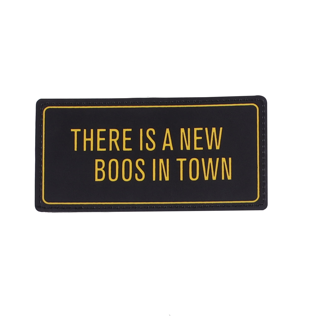 THERE IS A NEW BOSS IN TOWN لزقة سكوتش قابلة للإزالة – ألوان متعددة

