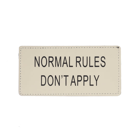 NORMAL RULES DON’T APPLY لزقة سكوتش قابلة للإزالة – ألوان متعددة







