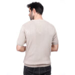 ⁦Coup Men Plain Woven T-Shirt With Round Neck⁩ - الصورة ⁦3⁩