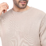 ⁦Coup Men Plain Woven T-Shirt With Round Neck⁩ - الصورة ⁦2⁩