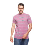 ⁦Coup Men Woven T-Shirt With Round Neck⁩ - الصورة ⁦4⁩