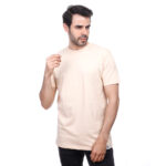 Coup Men Plain T-Shirt With Round Neck And Short Sleeves