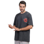 ⁦Coup Men Printed Oversized Baracola T-Shirt⁩ - الصورة ⁦7⁩