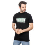 Coup Men Dollar Print T-Shirt With Short Sleeves