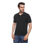Coup Men Woven Polo-Shirt With Short Sleeves
