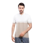 Coup Men Woven Polo-Shirt With Short Sleeves