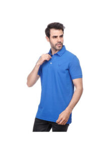 ⁦Coup Men Solid Polo-Shirt With Short Sleeves⁩ - الصورة ⁦3⁩