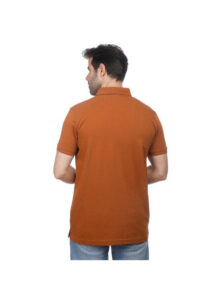 ⁦Coup Men Solid Polo-Shirt With Short Sleeves⁩ - الصورة ⁦3⁩