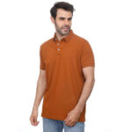 Coup Men Solid Polo-Shirt With Short Sleeves