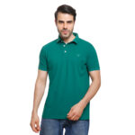 Coup Men Solid Poloshirt With Short Sleeves