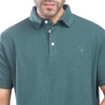 ⁦Coup Men Solid Poloshirt With Short Sleeves⁩ - الصورة ⁦11⁩