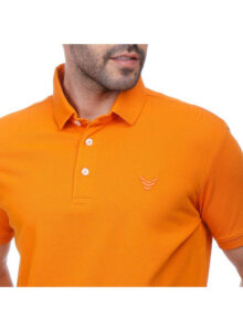 ⁦Coup Men Solid Polo-Shirt With Short Sleeves⁩ - الصورة ⁦2⁩