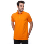 Coup Men Solid Polo-Shirt With Short Sleeves