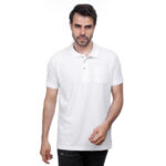 Coup Men Solid Polo-Shirt With Short Sleeves
