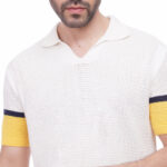 ⁦Coup Men Woven Poloshirt With Short Sleeves⁩ - الصورة ⁦8⁩