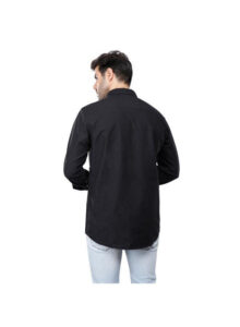 ⁦Coup Men Solid Oxford Shirt With Long Sleeves⁩ - الصورة ⁦3⁩