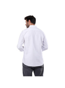 ⁦Coup Men Solid Oxford Shirt With Long Sleeves⁩ - الصورة ⁦6⁩