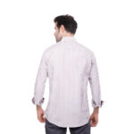 ⁦Coup Men Stripe Oxford Shirt With Long Sleeves⁩ - الصورة ⁦3⁩