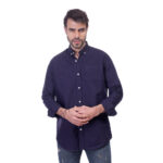 Coup Men Solid Shirt With Long Sleeves And Pocket Detail