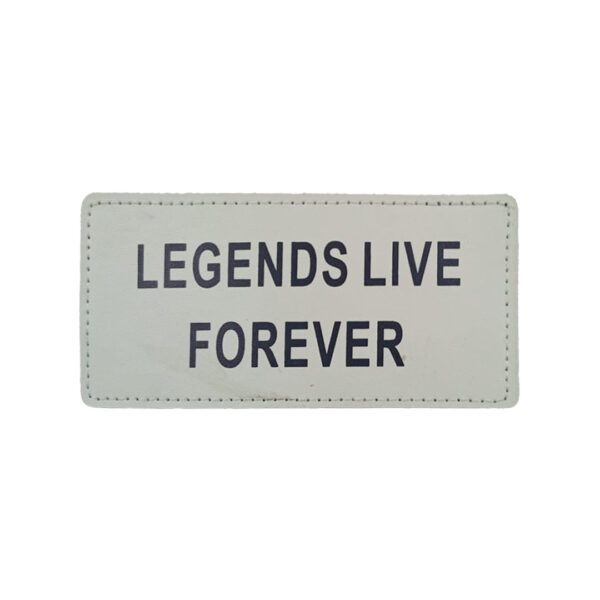 LEGENDS LIVE FOREVER Removable Scotch - Multi Color