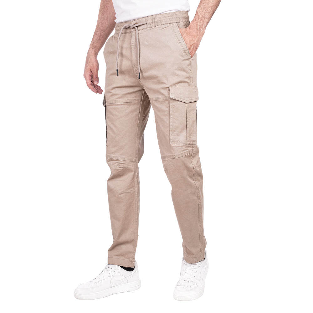 1330118-BEIGE.MAIN_ Coup Men Pants With Pockets - الصورة 1