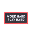 WORK HARD PLAY HARD Removable Scotch - Multi Color